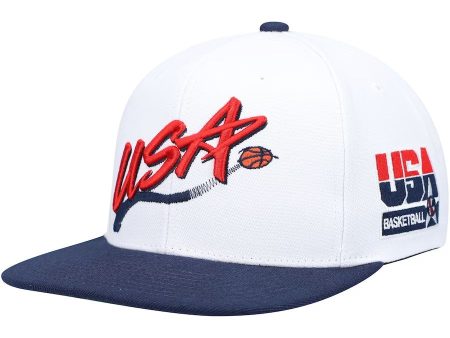 Mitchell＆Ness TEAM USA  96 SNAPBACK CAP WHITE【6HSSDX20070】 Sale