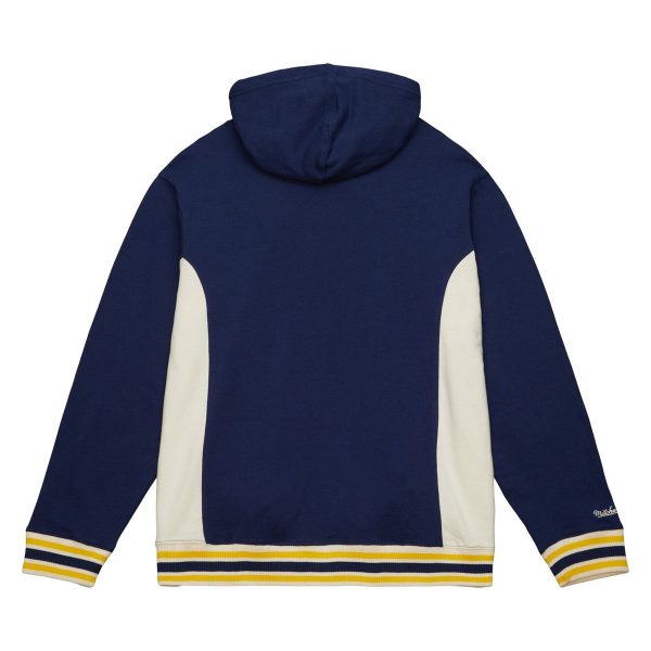 MITCHELL & NESS Michigan Wolverines - NCAA TEAM LEGACY FRENCH TERRY HOODY【FPHD5513】 Fashion