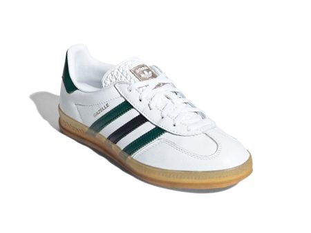 adidas GAZELLE INDOOR W FTWWHT CGRN アディダス ガゼル インドア W フットウェアホワイト 【IE2957】 Fashion