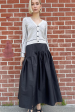 Garden Skirt in Black on Sale