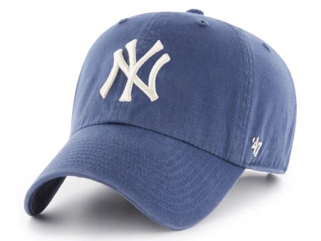 ’47 BRAND New York Yankees - ’47 CLEAN UP Timber Blue【RGW17GWSNL】 Cheap