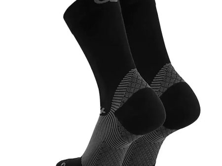 Plantar Fasciitis Socks Crew - Black For Discount