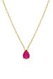 Solitaire Ruby Necklace For Sale