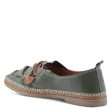 BERNA SHOES - OLIVE LEATHER Online