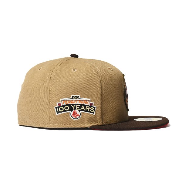 NEW ERA Boston Red Sox - FENWAY PARK 100 YEARS 59FIFTY KHAKI BRNT【13953762】 Discount