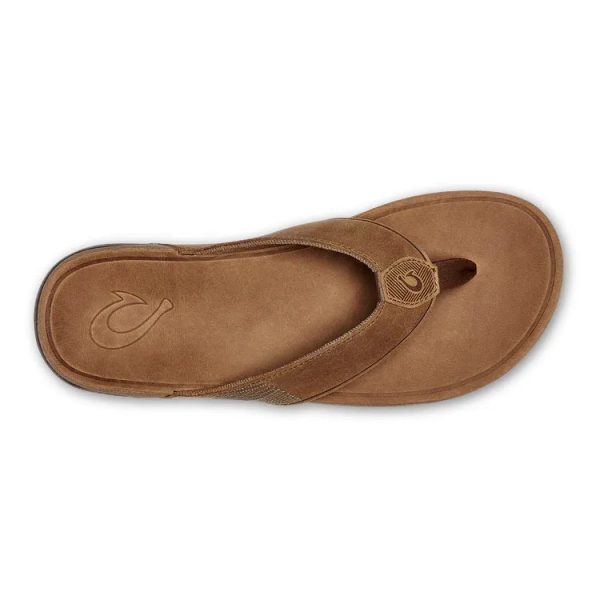 Tuahine Men s Leather Beach Sandals - Toffee Fashion