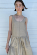 Sofia Silk Slip Dress in Taupe Fashion