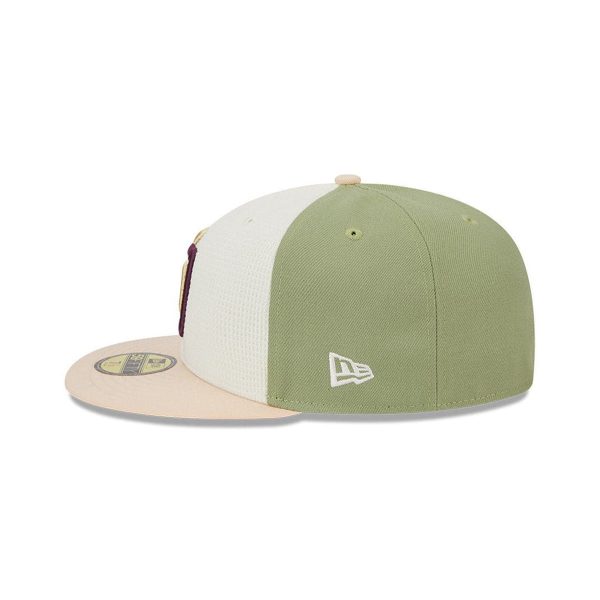 NEW ERA San Diego Padres - 59FIFTY Thermal Front 40TH WH P.GRE P.BEI【14132552】 For Cheap