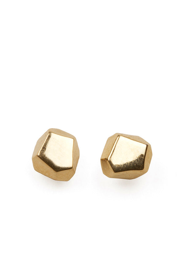 14K Gold “Pyrite” Stud Earrings Supply