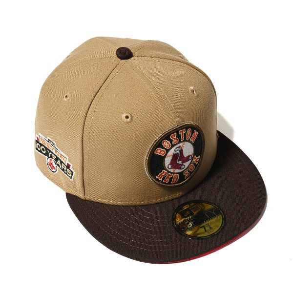 NEW ERA Boston Red Sox - FENWAY PARK 100 YEARS 59FIFTY KHAKI BRNT【13953762】 Discount