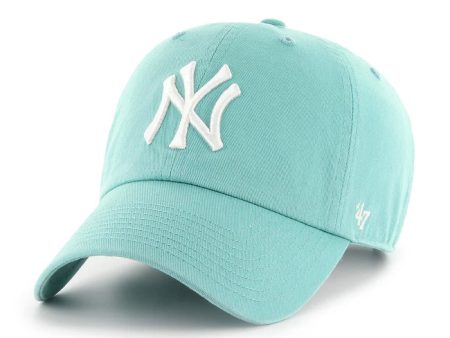 ’47 BRAND New York Yankees - ’47 CLEAN UP Lagoon Blue【RGW17GWSNL】 on Sale