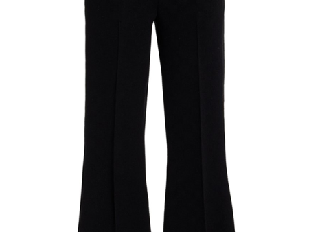 Kick Stretch-Cotton Long Pants In Subtle Jacquard Black Discount