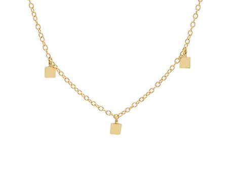 Mini Square Necklace on Sale