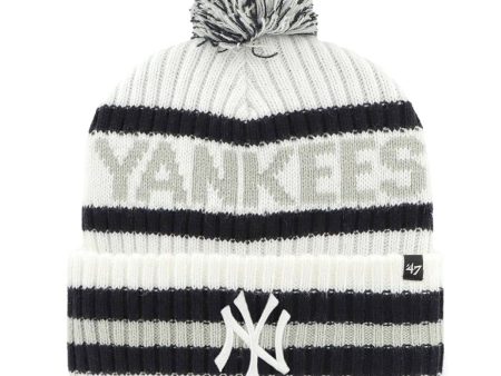 ’47 BRAND Yankees Bering 47 Cuff Knit WHITE 【BERNG17ACE】 For Discount