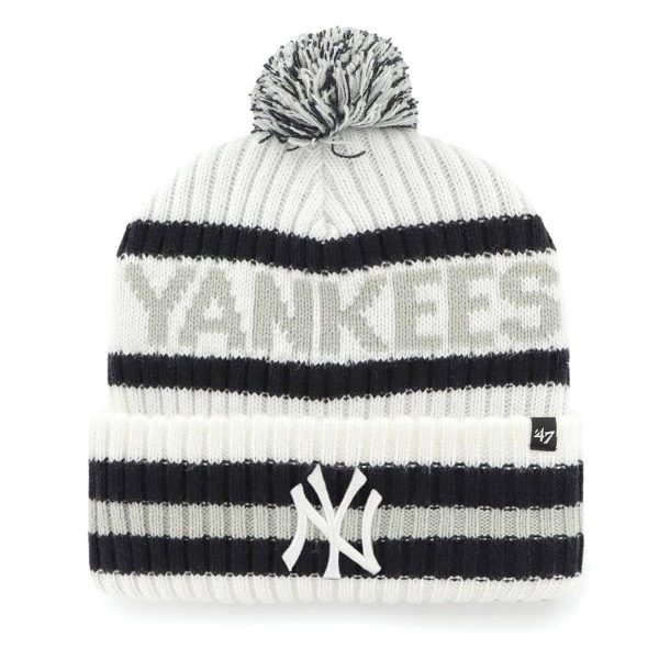 ’47 BRAND Yankees Bering 47 Cuff Knit WHITE 【BERNG17ACE】 For Discount