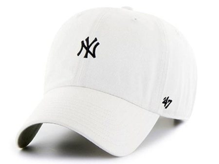 ’47 BRAND New York Yankees - 47 CLEAN UP White【BSRNR17GWS】 Discount