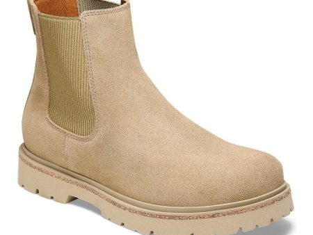 Highwood Slip On Sued Leather Boots - Taupe For Cheap