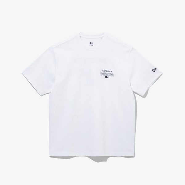 NEW ERA × SOUND SHOP balansa - AP BALANSA SHORT SLEEVE TEE  WHITE【13822796】 Online now