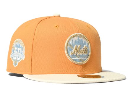 NEW ERA New York Mets - 50TH ANIV 59FIFTY TANGERINE ORANGE CHROME【70760417】 Discount