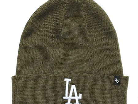 ’47 BRAND DODGERS RAISED 47 CUFF KNIT SANDLEWOOD【RKN12ACE】 on Sale