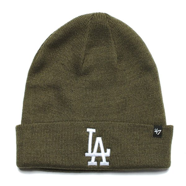 ’47 BRAND DODGERS RAISED 47 CUFF KNIT SANDLEWOOD【RKN12ACE】 on Sale