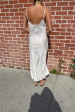 Calf-Length Bias Long Slip in Vintage White Hot on Sale