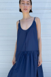 Sofia Silk Slip Dress in Navy Sale