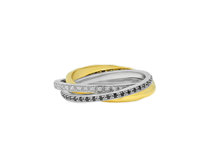 Triple Rolling Ring in 14K Yellow Gold Online