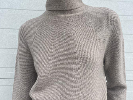 Kolkati Turtleneck Sweater in Stone (Sold Out) Discount