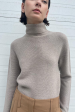 Kolkati Turtleneck Sweater in Stone (Sold Out) Discount