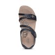 Jillian Braided Quarter Strap - Navy For Discount