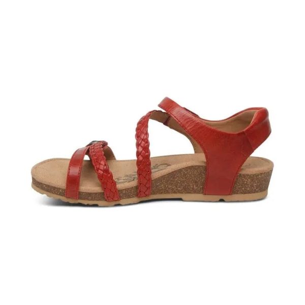 Jillian Quarter Braided Strap - Red Online Sale