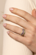 Blue Sapphire Contour Ring Online Hot Sale