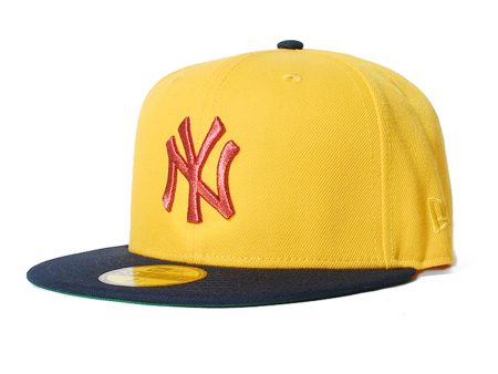 NEW ERA NEW YORK YANKEES - WS 1996 59FIFTY A GOLD OCEANSIDE BLUE Fashion