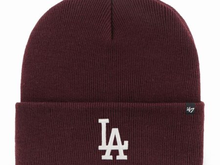 ’47 BRAND DODGERS HAYMAKER 47 CUFF KNIT DARK MAROON【HYMKR12ACE】 Supply