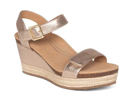 Sydney Quarter Strap Espadrille Wedge - In Multi Colors For Sale