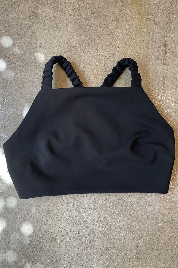 Bungee Strap Bralette in Black Supply