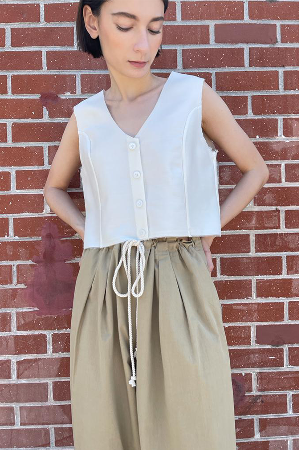 Drawstring Pant in Khaki (Sold Out) Sale