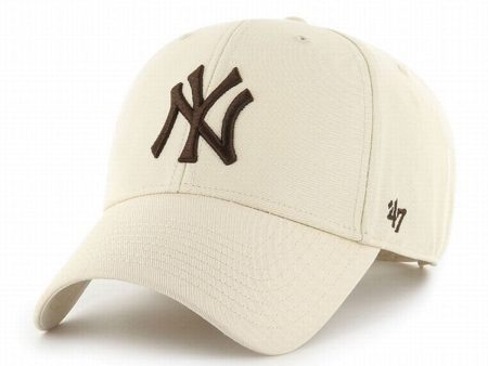 ’47 BRAND New York Yankees - Legend 47 MVP Natural x Brown Logo【GWMVP17GWS】 Online