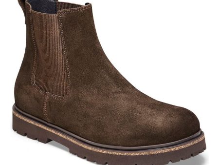 Highwood Slip On Men Suede Leather Boot - Mocha Online now