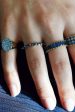 Blue Sapphire Marquise Half Eternity Band Fashion