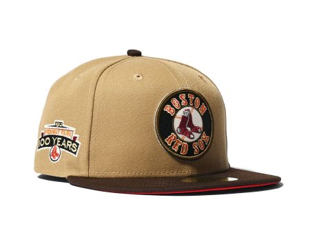 NEW ERA Boston Red Sox - FENWAY PARK 100 YEARS 59FIFTY KHAKI BRNT【13953762】 Discount