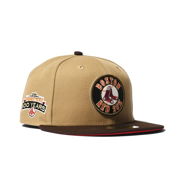 NEW ERA Boston Red Sox - FENWAY PARK 100 YEARS 59FIFTY KHAKI BRNT【13953762】 Discount