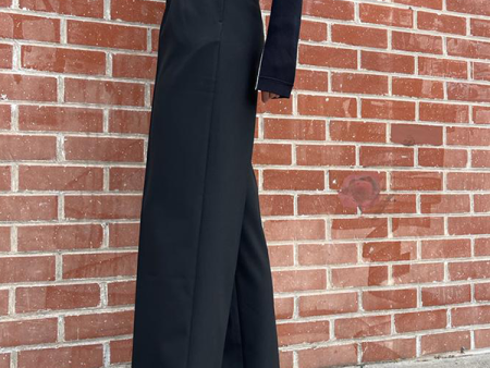 Ulla Wide Leg Trousers in Black (Sold Out) Hot on Sale