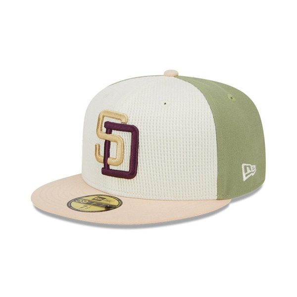 NEW ERA San Diego Padres - 59FIFTY Thermal Front 40TH WH P.GRE P.BEI【14132552】 For Cheap