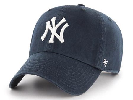 ’47 BRAND New York Yankees - 47 CLEAN UP Navy【RGW17GWS】 Sale