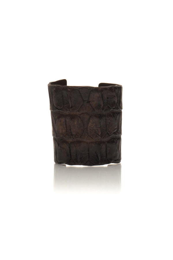 Brass Croc Cuff Bracelet Cheap