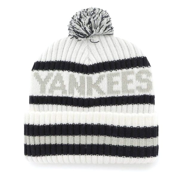 ’47 BRAND Yankees Bering 47 Cuff Knit WHITE 【BERNG17ACE】 For Discount