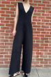 Double Knit Miter Jumpsuit in Black (Sold Out) Fashion