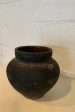 Antique Black Clay Vessel For Discount